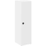 vidaXL Badezimmerschrank mit Rollenhalter 20,5 x 72 x 22 cm Weiß