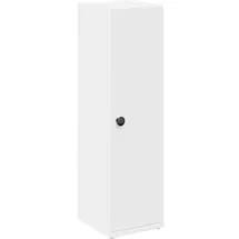 vidaXL Badezimmerschrank mit Rollenhalter 20,5 x 72 x 22 cm Weiß