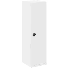 vidaXL Badezimmerschrank mit Rollenhalter 20,5 x 72 x 22 cm Weiß
