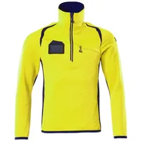 Mascot Fleecepullover ACCELERATE SAFE" - XL - gelb/dunkelpetroleum