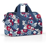 reisenthel allrounder L Vielfältige Doktortasche zum Reisen, für die Arbeit oder Freizeit Mit funktional-stylischem Design, Couleur:florist indigo - L