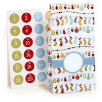 pajoma Adventskalender Nicholas | 1 x 24 Tüten | individuell zum Befüllen
