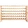 Costway Weinregal 119 x 29 x 72 cm Braun