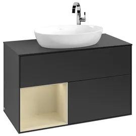 Villeroy & Boch Finion G89, 1000x603x501mm, Black Matt/Lacquer/Silk Grey Matt