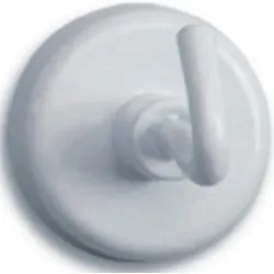MAUL Kraftmagnet mit Haken 25mm weiß VE=12x5 Stück