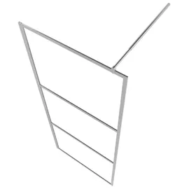 vidaXL Duschwand für Begehbare Dusche mit Klarem ESG-Glas 80x195 cm
