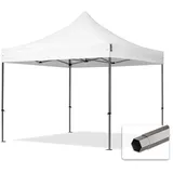 TOOLPORT Premium Faltpavillon 3 x 3 m weiß 582534