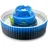 Vevor Katzenbrunnen, 2,1 L, Keramik-Trinkbrunnen, mit leiser 1,5-W-Pumpe, 360°-Zugangsbereich, mehrschichtiges Filtersystem, Wasserbrunnen für Haustiere, Katzen, Hunde, Blau, φ240x130 mm