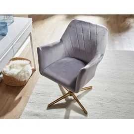 MID.YOU Armlehnstuhl Wohnling Hellgrau