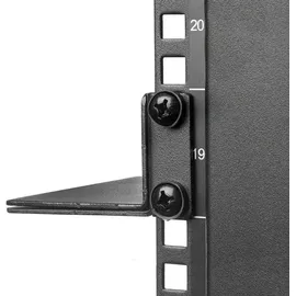 Startech StarTech.com 1HE 19 Zoll Server Rack Schienen - 60,9-91cm Einstellbare Tiefe - Universelle 4 Pfosten Rack Schienen - Netzwerk Geräte/Server/UPS Schienen für HPE ProLiant Dell PowerEdge (UNIRAILS1UB)