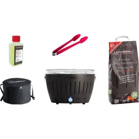 Lotusgrill Classic Starter-Set anthrazitgrau