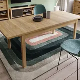 Forte Esstisch Killarney 160/207 x 90 cm Holzoptik Braun Eiche 160