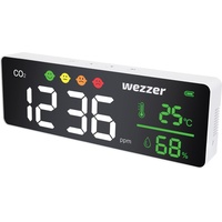 Levenhuk Wezzer Air MC50 Luftqualitätsmessgerät, Thermometer + Hygrometer, Weiss