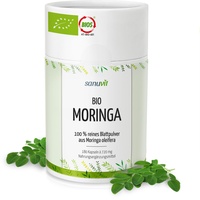 Sanuvit® - Bio Moringa | 180 Kapseln | 600 mg pro Kapsel | Hochdosiert | Hohe Bioverfügbarkeit und Verträglichkeit | Vegan