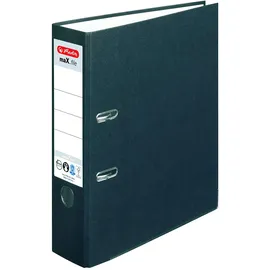 Herlitz maX.file nature plus Ordner schwarz Karton 8,0 cm DIN A4