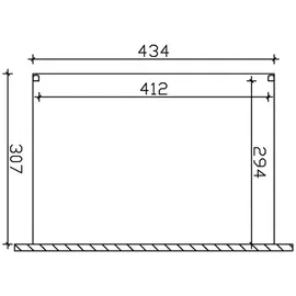 SKANHOLZ Modena 434 x 307 cm weiß