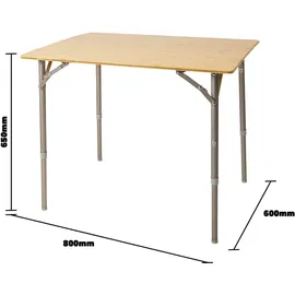 Bo-Camp Campingtisch Urban Outdoor Braun