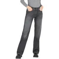 MAC Wide Leg Jeans mit Bügelfalte in Grau-D40 /