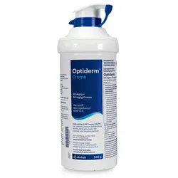 Optiderm Creme im Spender bei Juckreiz und trockener Haut 500 g