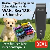 Tier Schermaschine WAHL / Moser REX 1230 + 8 Metallaufsätze. Hundeschermaschine