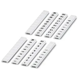 Klemmenmarkierung weiß RM=5mm Ziffern 21-30 horizontal