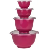 Rosti - Margrethe Bowls - Set of 4 + Lids (beetroot)