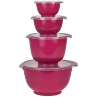 Rosti - Margrethe Bowls - Set of 4 + Lids (beetroot)