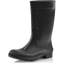 Ladeheid Damen Gummistiefel 100% Wasserdticht Regenstiefel Damen LA-967 (Schwarz/Schwarz, 42 Eu)