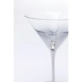 Kare DESIGN Cocktailglas Night Sky 300 ml Glas Grau