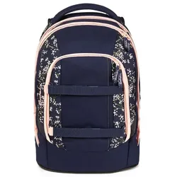 Satch pack Schulrucksack 45 cm dark blue rose white