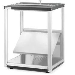 Hendi Nachos Wärmer mit Flügeltüre Krümelschublade und Beleuchtung mit 500W