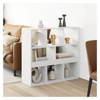 vidaXL Raumteiler Weiß 100x33x94,5 cm Holzwerkstoff