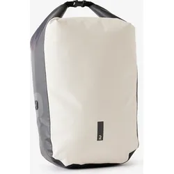 Fahrradtasche Gepäckträgertasche 500 20 Liter wasserdicht beige/grau leinenbeige No Size