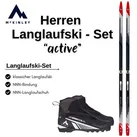 McKINLEY Langlaufski McKINLEY Herren Langlauf-Set Active 8 Grip mit NNN-Bindung & Schuh grau|rot 177 cm