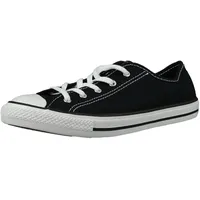 Converse Chuck Taylor All Star Lift Leather Foundation Hi in schwarz, 34
