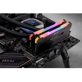 Corsair 	Vengeance RGB PRO DDR4-3200 32GB Kit (2x16GB) CL16 Schwarz CMW32GX4M2E3200C16