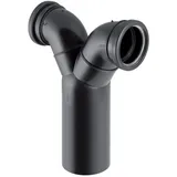 Geberit Doppelanschlussbogen 90 Grad DN 100/100/100 für Wand-WC
