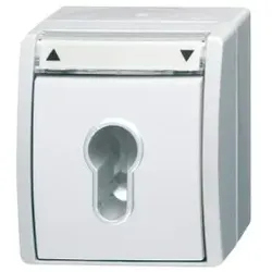 Busch-Jaeger 2712SLW-54 Jalousieschalter/-taster Wechsel, 2-polig 2CKA001101A0924 2712SLW54