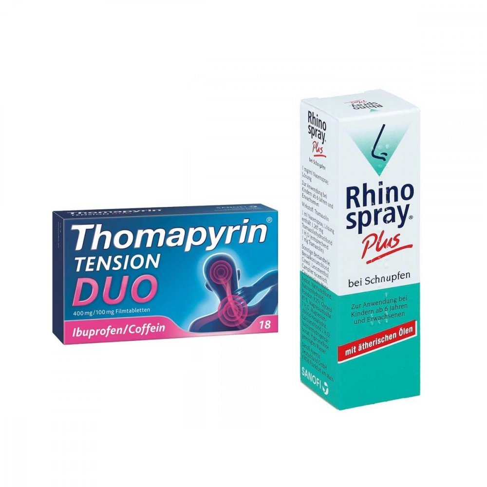 Aktionspaket - Thomapyrin TENSION DUO und Rhinospray Plus
