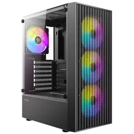 Antec AX27 RGB Elite PC Gehäuse Midi Tower Gaming ATX, schwarz