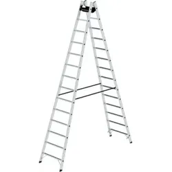 MUNK Stehleiter SprossenSafe R13 2x14 Sprossen