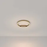 Maytoni Wandleuchte + Deckenleuchte, Rim LED Deckenleuchte, Deckenlampe 25W Aluminium Messing 85Ra Warmweiss