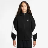 Nike Air Fleece-Hoodie mit durchgehendem Reißverschluss (ältere Kinder) - Schwarz, M