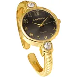 CANSNOW Spangenuhr Damen – Luxuriöse Damenuhr Gold | Damen Uhren | Damenarmbanduhren | Damenuhren | Uhr Damen Gold | Goldene Uhr Damen | Uhr Gold Damen | Damen Uhr Gold (Gold-Schwarz)