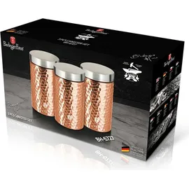 Berlinger Haus Aufbewahrungsset BH-6727 3 Stück Roségold/Silber/Orange