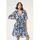 Kaffe Kleid Blusenkleid Blau 36
