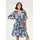 Kaffe Kleid Blusenkleid Blau 36