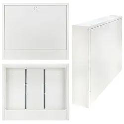 Aufputz-Verteilerschrank - Farbe weiß - 3-5 Heizkreise