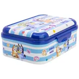 Euromic Stor Lunchbox "Bluey" in Hellblau - (B)17 x (H)13,5 x (T)6,2 cm