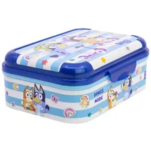 Euromic Stor Lunchbox "Bluey" in Hellblau - (B)17 x (H)13,5 x (T)6,2 cm